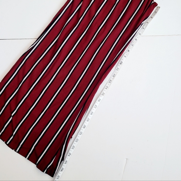 Brick Red striped comfy pants - Picture 8 of 10